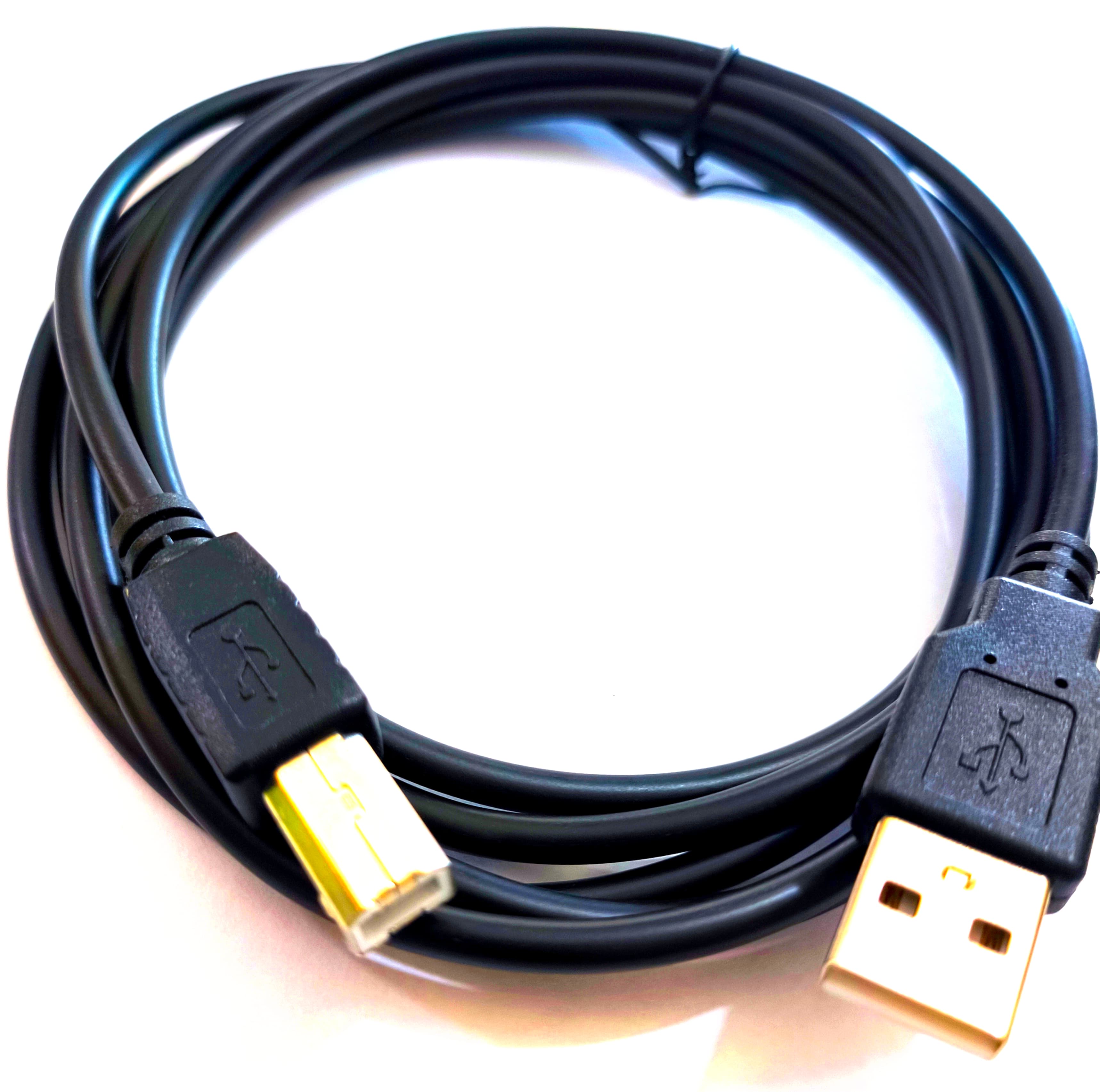 Imagen de Cable Usb 2.0 tipo A a tipo B para impresoras 6P negro CB4006BK