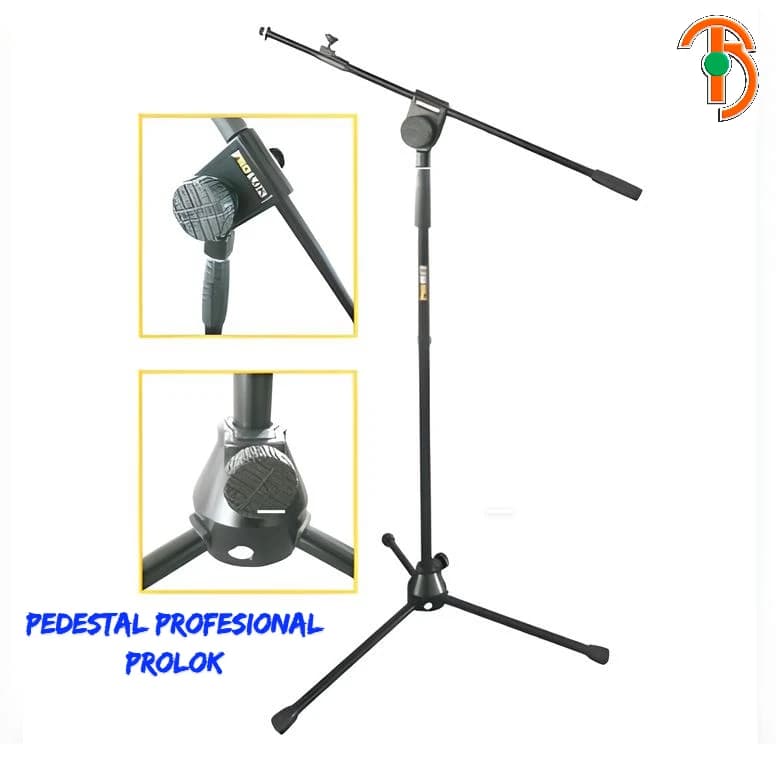 Pedestal ProLok Para Micrófono Tripode Con Boom PMB-850