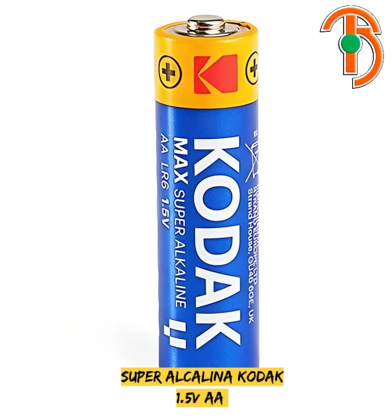 Pila Kodak AA Alcalina 1.5v ( Paq. de 8 uds.)