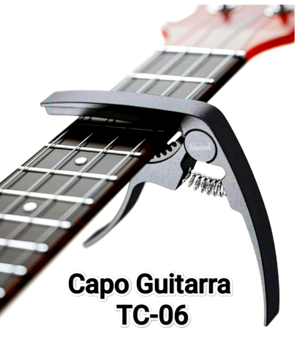 Imagen de Capo Para Guitarraa Blanco BDJ-60 TC-06